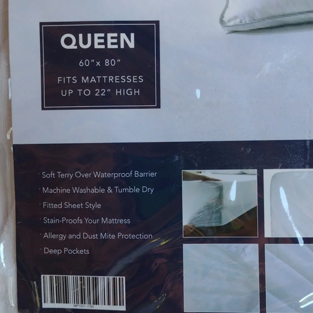 NWT PREMIUM WATERPROOF QUEEN SIZE MATTRESS PROTECTOR